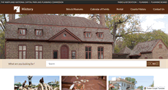 Desktop Screenshot of history.pgparks.com